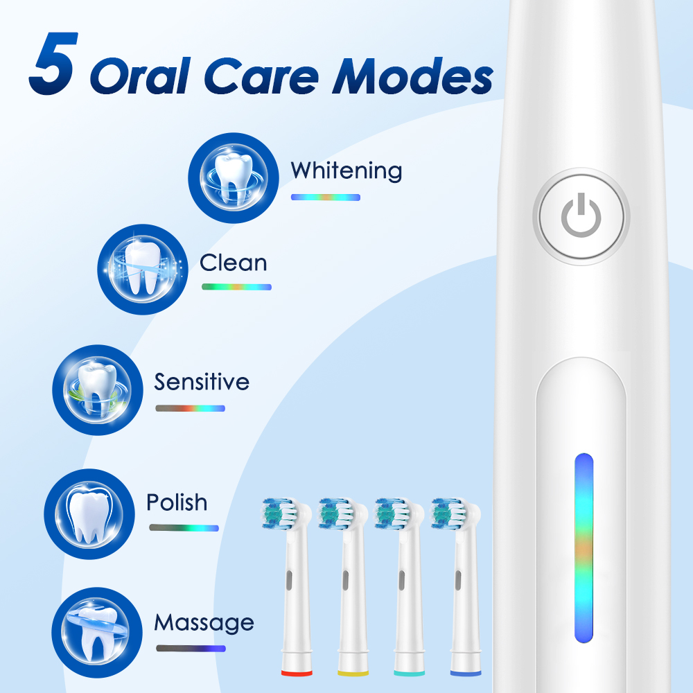 Electric Toothbrush Rotating 5 - Teeth Whitening Mouthwash 评论和价格