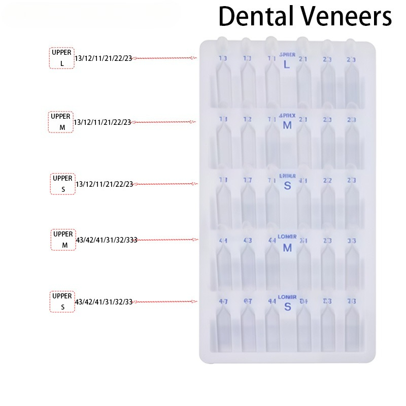 1 Set Dental Veneer Mould Kit  - Teeth Whitening Moulds 评论和价格